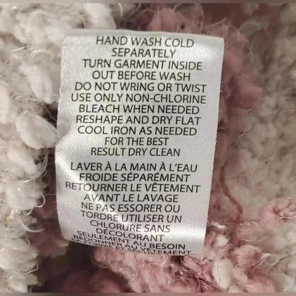 Hippie rose Knitted Fluffy Hooded Cropped Pullover Sweater Sz Small NWOT - Picture 9 of 9